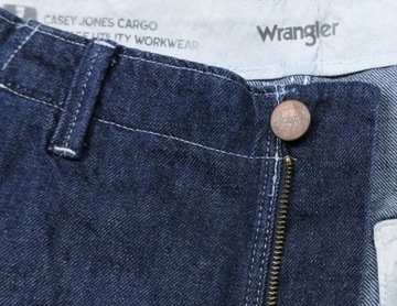 WRANGLER CASEY CARGO džínsové milície W31 L32