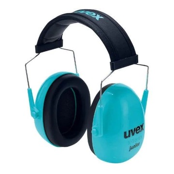 słuchawki wygłuszające dla dzieci UVEX niebieskie