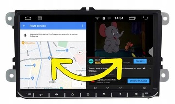 РАДИО ANDROID 13 GOLF 5 6 VW PASSAT B6 B7 TIGUAN TOURAN CADDY SEAT 4 ГБ GPS