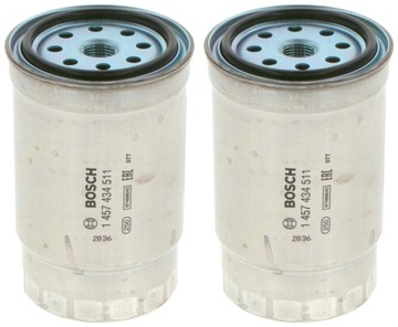 2× BOSCH 1 457 434 511 FILTR PALIVA