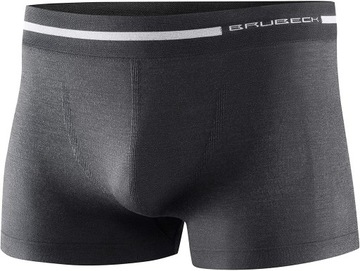 WYGODNE WEŁNIANE BOKSERKI BRUBECK COMFORT WOOL | M