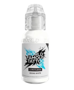 WORLD FAMOUS INK | MIXING WHITE | 30 ml | Limitless | Farba do tatuowania