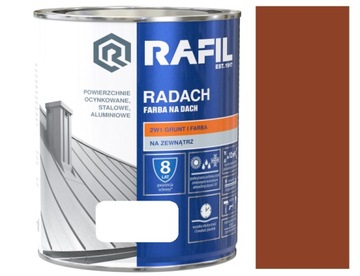 Rafil RADACH Краска для крыши 5л Ral8004 полуматовая