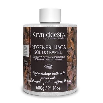 Krynicke Spa Regenerująca sól do kąpieli 600g