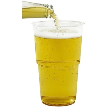 Kubek plastikowy PP do piwa 400 ml 50szt.