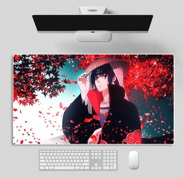 Podkładka Mata Nadruk Dla Gracza Anime Itachi Uchiha Akatsuki 40 CM
