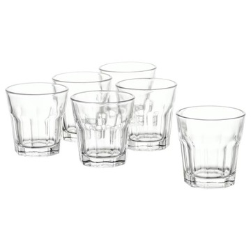 KIELISZKI DO WÓDKI POKAL Ikea PRZEŹROCZYSTY 50ml 6 szt.