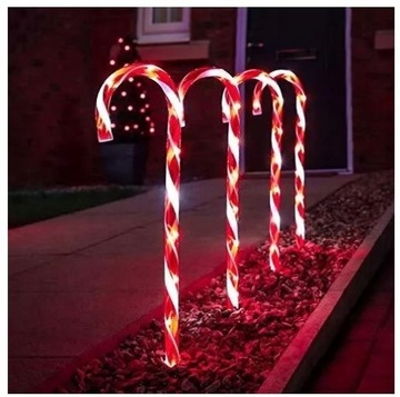 GIRLANDA LED LASKI SOPLE CUKROWE NA ZEWNĄTRZ