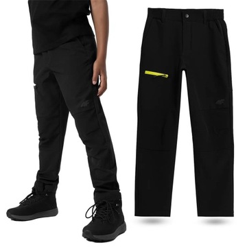 SPODNIE DZIECIĘCE 4F TREKKINGOWE TERMOAKTYWNE SS23M098