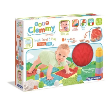 Clemmy Ścieżka sensoryczna 17352 CLEMENTONI 8 MAT 8 klocków