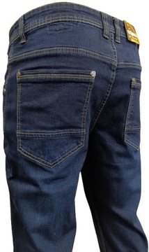 SPODNIE MĘSKIE JEANSY GRANATOWE K&L W35 L34
