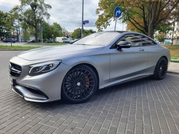 Mercedes Klasa S W222 Coupe AMG S 63 AMG 585KM 2015 MERCEDES-BENZ S63 AMG Coupe, V8 5,5l 585KM * 4X4 / 4Matic * Bogata wersja, zdjęcie 2