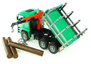 Грузовик для тюков лесовоза MAN Bruder 02769