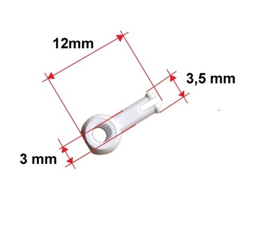 НАБОР МИНИ-БЕЛЫХ КРЫШЕК ДЛЯ РОЛЕТНЫХ СТАВН + втулка, 2 шт.