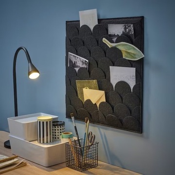 БЛОКНОТ IKEA PLUGGLAND, ЧЕРНЫЙ, 40Х40СМ