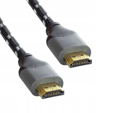 KABEL HDMI 2.0 HIGH SPEED ETHERNET 4K 3D UHD FILTRY MIEDŹ 144Hz PRZEWÓD 3M