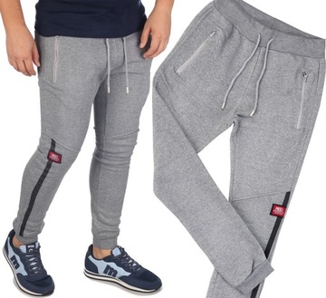 SPODNIE DRESOWE JOGGERY CIEPŁE DRESY DR2310_XL