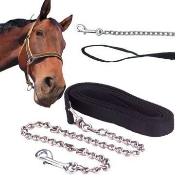 Prezenterka dla konia, uwiąz, czarny, 250 cm, Covalliero