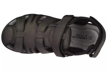 Sandały męskie American Club MXD-90BL czarne