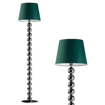 Lampa stojąca lampa podłogowa LED E27 biała do salonu butelkowa zieleń