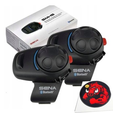 2x INTERCOM motocyklowy SENA SMH5 BLUETOO 3.0 400m