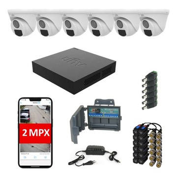 UNIVIEW Zestaw do monitoringu ZZUNVT2_17