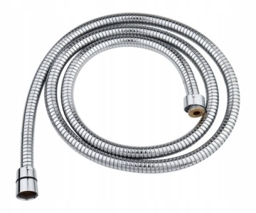 WĄŻ PRYSZNICOWY chrom rozciągany 150 cm - 200 cm