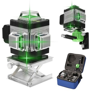 POZIOMICA LASEROWA z 16 LINIAMI PIONOWA LINIA 360 4D