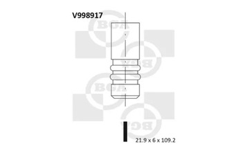 BGA VENTIL VÝFUKOVÝ V998917