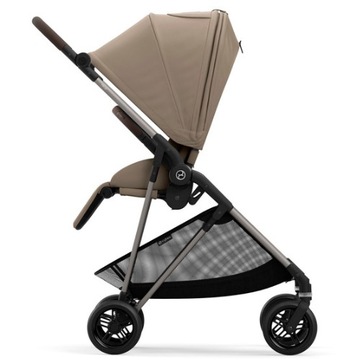 CYBEX kompaktowy wózek spacerowy MELIO 3.0 TPE Seashell Beige