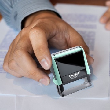 TRODAT 4912 ШТАМП ДЛЯ ДИЗАЙНА КОРПОРАТИВНОГО ЛИЧНОГО ОФИСА 6 СТРОК + ЛАСТИК