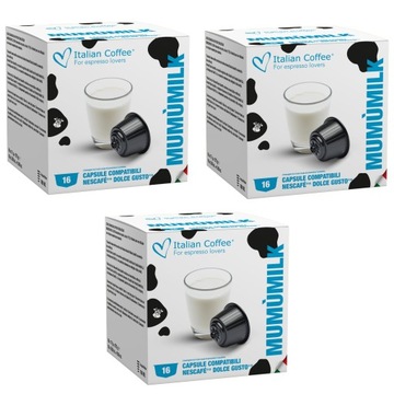 Kapsułki Dolce Gusto IC Mumumilk 100 % Mleko 48