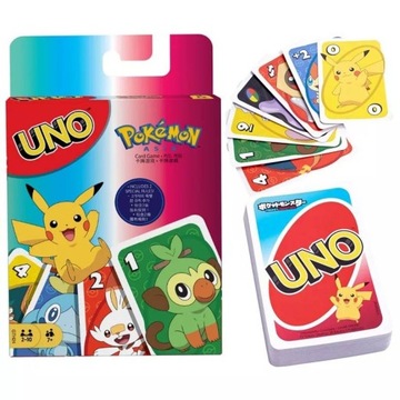 Карты UNO Карточные игры Pokemon Семейные игры Карточные игры 112 шт. СУПЕР