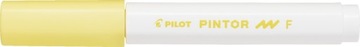 Marker dekoracyjny z farbą okrągły pisak PILOT Pintor F pastelowy żółty