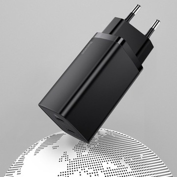 БЫСТРОЕ СЕТЕВОЕ ЗАРЯДНОЕ УСТРОЙСТВО BASEUS GaN2 USB/USB-C