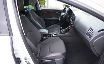 Seat Leon III Hatchback Facelifting 1.5 EcoTSI 130KM 2019 Seat Leon Bezwypadkowy Serwisowany 1-Wlasciciel FR Navi Led Asystenci Piek, zdjęcie 19