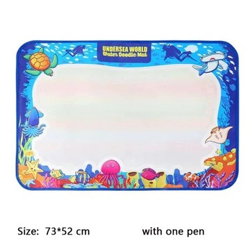 Water Drawing Mat & 2 Pens Water Doodle Mat Writing Doodle Board Coloring B