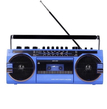 RADIOODTWARZACZ FM MP3 USB MAGNETOFON KASETA BT BL