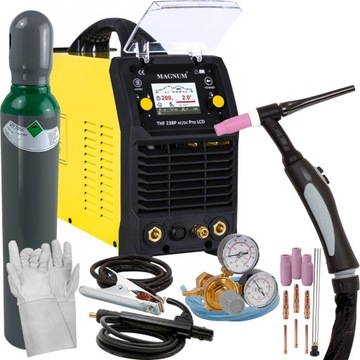 Spawarka TIG AC DC MAGNUM 200 A BI-LEVEL Zestaw