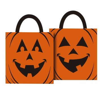 TORBA HALLOWEENOWA DYNIA NA CUKIERKI 35x37cm