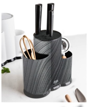 УНИВЕРСАЛЬНАЯ КУХОННАЯ ПОЛКА 3В1 ДЛЯ МРАМОРНЫХ ПОВАРСКИХ НОЖЕЙ 22 СМ