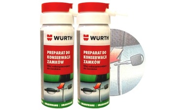 Смазка WURTH для ремонта и смазки замков зажигания автомобиля, набор из 2 шт.
