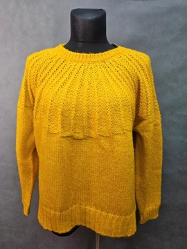 George sweter żółty ciepły maxi 46 48