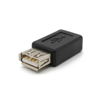 Переходник гнездовой USB - гнездовой адаптер MINI USB с разъемом miniUSB