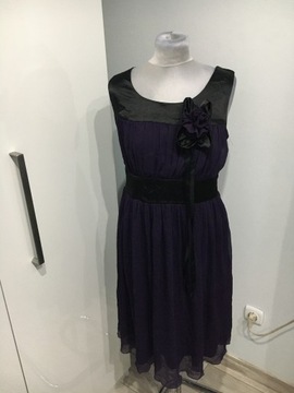 bonprix sukienka elegancka z kwiatkiem 40