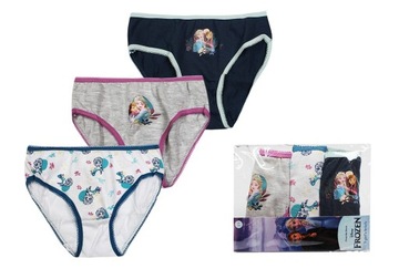 KRAINA LODU MAJTKI DZIEWCZĘCE DISNEY 3 PARY ZESTAW 3-PAK 116-128 CM 6/8LAT
