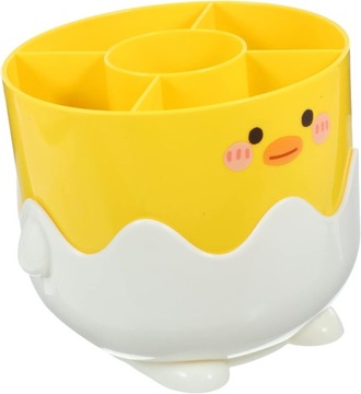 2 стойки для хранения кистей для макияжа, мусорный бак, настольная корзина