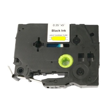 Rura - BROTHER HSe-621 - 9 mm żółty - czarny druk - kompatybilny