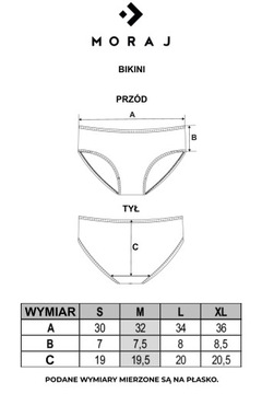 4x Figi mix damskie bawełniane laserowe MORAJ L