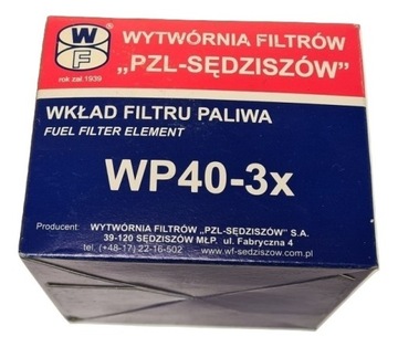 PZL Filters WP403X Топливный фильтр